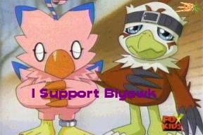 Why shouldn't they be together? They're BOTH bird digimon, but then again, so is Cockitorimon.