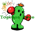 Put this on your page to show that in your site, there's no Togemon- the scary looking cactus! Ooooh, those hallow eyes....